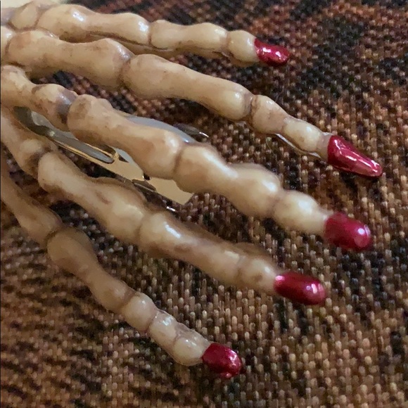 Creepy Hair Clip Halloween Accessory Day of dead - Picture 10 of 16